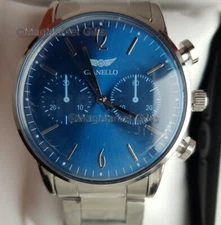 WATCH · GIANELLO ADVENTURE TRACKER CHRONOGRAPH WATCH · BLUE DIAL · BRAND NEW