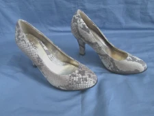 SOFFT Annabelle Eurosoft high heel pumps-heels--brown-beige faux snake skin.  7M