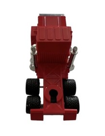 Galoob Micro Machines Big Rig Hauler Car Carrier Red/Yellow Semi With 2 Trailers