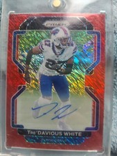 Tredavious White Red Shimmer Auto  Ssp /10