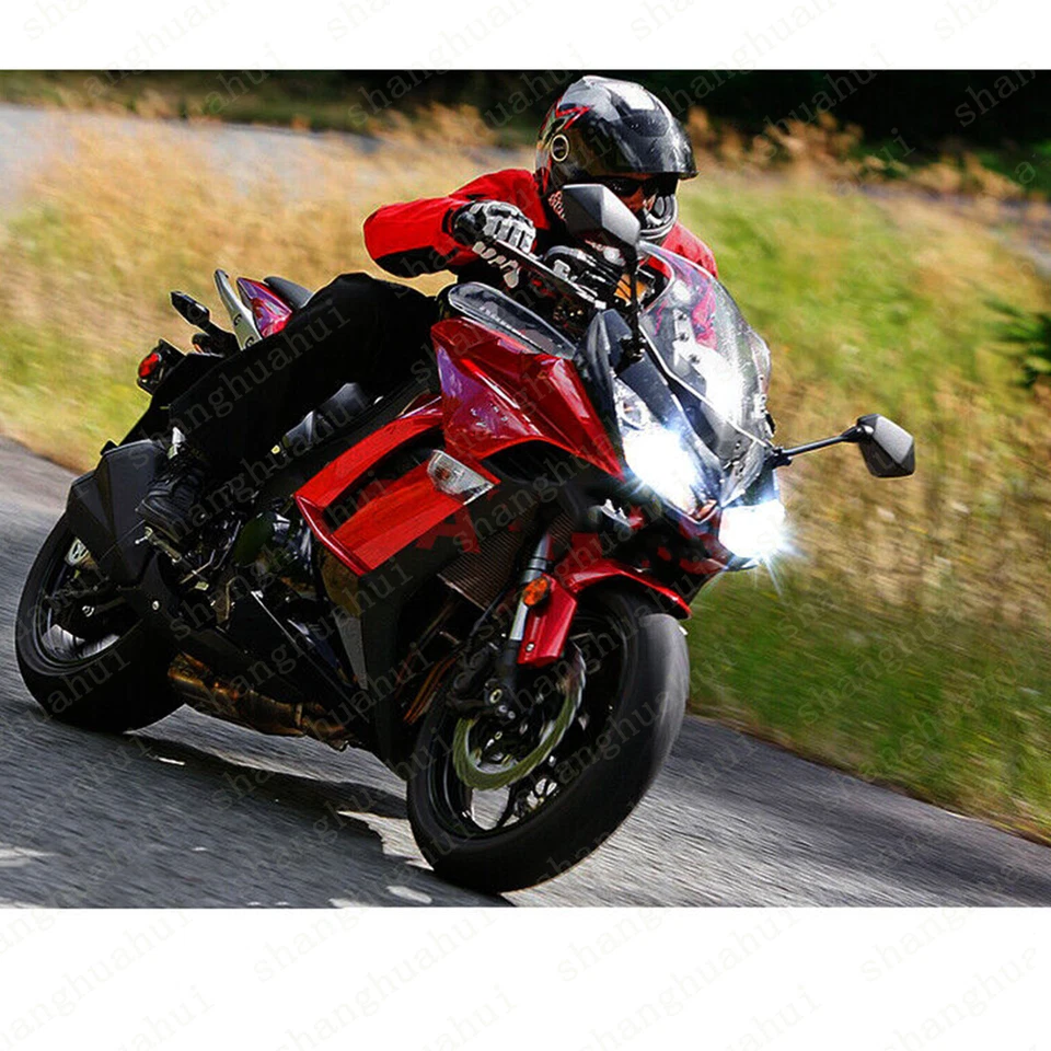 For Honda Reflex 250 2001 2002 2003 - 2007 2pc H7 LED Headlight Bulbs Kit 6000K - Изображение 3 из 4