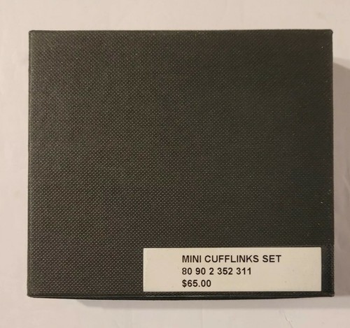 Genuine BMW Mini Cooper MINI Red & Black Cufflinks Set of 4 80902352311 NEW OEM - Picture 10 of 11