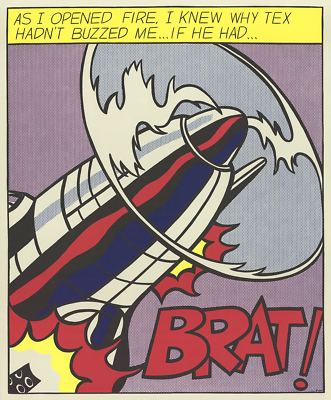 ROY LICHTENSTEIN As I Opened Fire (Panel 1 of 3) 25