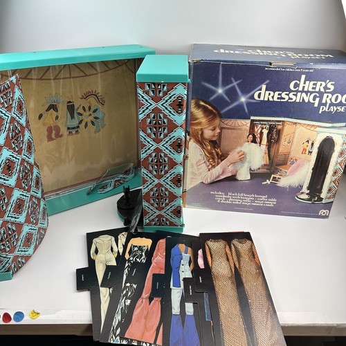 MEGO Chers Dressing Room Play-set 1976 w/ Original Box Vintage Unused New Parts