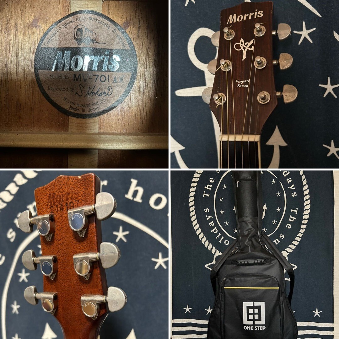 最終特価❣️80s初期ビンテージ❣️レア単板トップ❣️モーリスMV701aw良質良音 Acoustic Guitar Morris MV701AW Vanguard Series Early 80s
