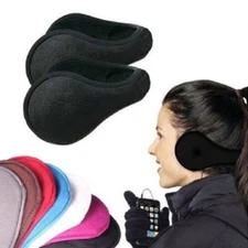 2 Behind the Head Winter Ear Warmers Muffs Women Men Unisex Earmuffs Fashion