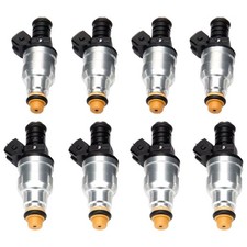 8pcs 42lb Fuel Injectors For Gm Lt1 Ls1 Ls6 Mustang Sohc Dohc V8 440cc Ev1