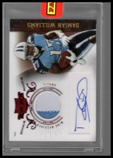 2010 Panini Plates & Patches Damian Williams Patch Auto #/699 Tennessee Titans