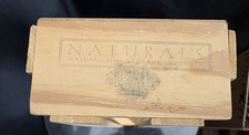 VTG Natural Pine Storage Products Audio Cassette Tape Wood Crate Case