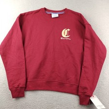Champion Sweatshirt Maroon Women's SmallPullover Crewneck Sweater NWT