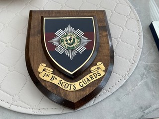 Wooden Plaque for 1st Bn Scots Guards