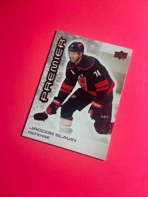 Jaccob Slavin /299 - 2024-25 Premier Bookend Upper Deck Carolina Hurricanes NHL