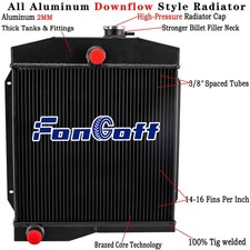 Aluminum 3 Row Radiator For 1955 Jeep Willys 1959-1971 Jeep Cj3 Cj5 Cj6 Manual Aluminum 3 Row Radiator For 1955 Jeep Willys 1959-1971 Jeep Cj3 Cj5 Cj6 Manual