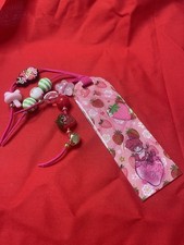 Custom Acrylic Bookmark Charm resin Strawberry Shortcake Inspired 1 Piece 
