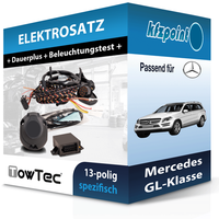 für Mercedes Gl-Klasse 11.2012-02.2016 Towtec E-Satz 13Polig Fahrzeugspezifisch