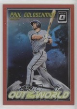 2018 Panini Donruss Optic Out of this World Red Prizm 13/99 Paul Goldschmidt 9o3