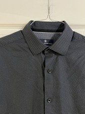 HART SCHAFFNER MARX MENS LONG SLEEVE BUTTON UP SHIRT MEDIUM