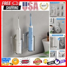 Electric Toothbrush Holders Wall Mounted for Bathrooms 2Pcs Wall-mount Toot...