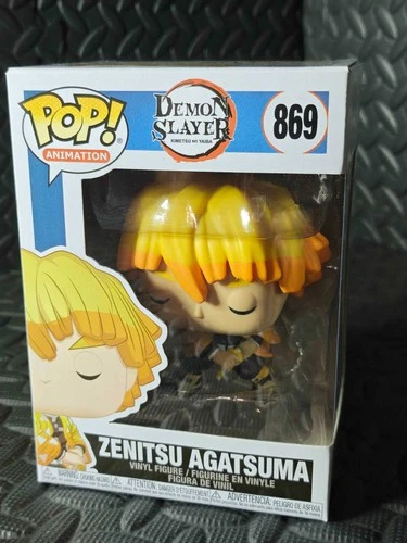 Funko Pop! Animation Demon Slayer #869 Zenitsu Agatsuma Vinyl Figure w/Protector