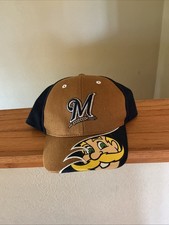 Milwaukee Brewers Bernie Mascot Hat, Kids Official Licensed.