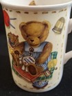 1996 Roy Kirkham Home Sweet Home FBC 10oz Mug Teddy Sewing Stitching England — photo 5