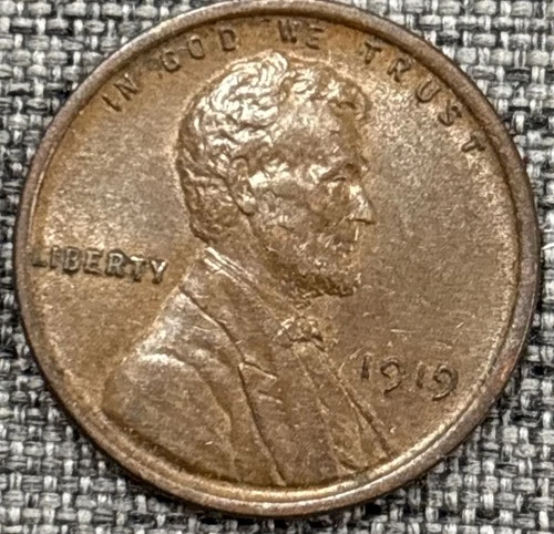 1919 Lincoln cent AU