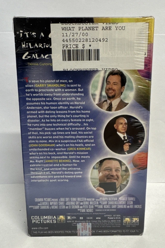 What Planet Are You From? (EX-RENTAL VHS) Columbia TriStar #04965 (2000) Foto 2 de 3