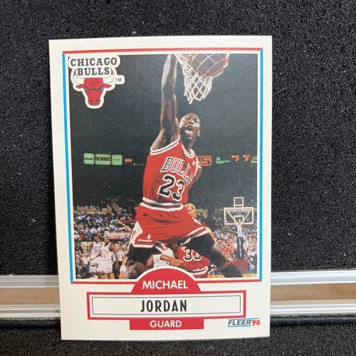 Fleer 1990-91 Michael Jordan #26 Base Set Chicago Bulls NBA Basketball Clean!