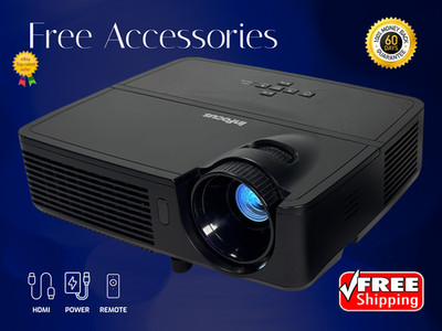 InFocus IN2124 DLP Projector for Meetings & Business Use 3200 Lumens 2160p 4K  