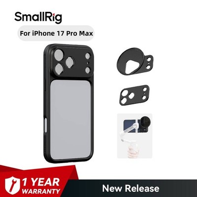SmallRig FilMov Photography Bumper Phone Case for iPhone 17 Pro Max (Black)