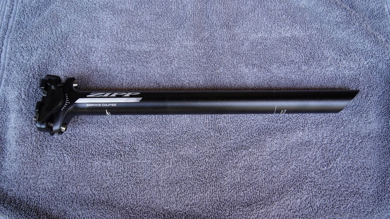 Zipp Service Course Setapost 27.2, 350mm, zero setback, Ti Bolts