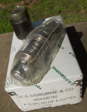 New C.S. OSBORNE 18 2Pc HU - Heavy Duty DIE  CUTTER WDIHUC182