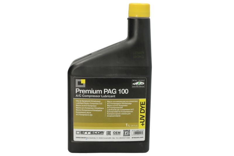 Für ERRECOM ER OL6008.K.P2 R1234yf/R134a PAG 100, 1L 1 pcs, coolant type: R1234