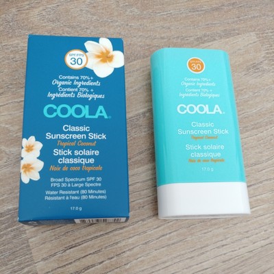 Coola Classic Sonnenschutz Stick LSF 30 Breitspektrum wasserfest 17g Kokos