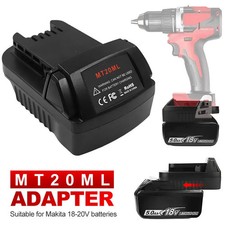 MT20ML Adapter for Makita 18V Li-ion Battery BL1830 BL1860 BL1815 Convert to for