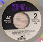 MetallicA Home Vid Cliff 'Em All 1993 LaserDisc Japan Edition w/OBI — photo 8