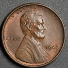 1909-VDB 1C LINCOLN WHEAT BRONZE CENT KM# 132 Grade:  AU  A6982