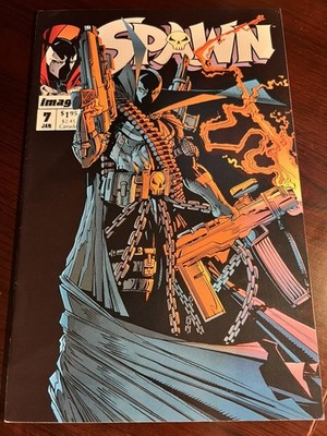 SPAWN #7  1992 TODD MCFARLANE IMAGE COMICS VG CONDITION