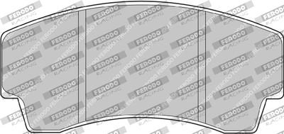 FERODO RACING FRP219R Bremsbelagsatz, Scheibenbremse