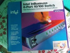 Intel InBusiness 8-Port 10/100 Switch High Performance Connection
