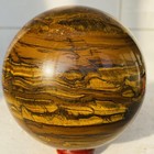 Natural tiger's eye ball quartz crystals sphere gem reiki healing 1400g — photo 7