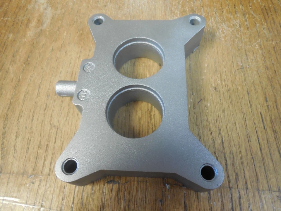 1965 FORD MUSTANG FAIRLANE 289 2V CARBURETOR TO INTAKE SPACER PLATE - Image 3 of 4