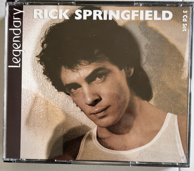 Rick Springfield - Legendary 3 CD Set - 2003 BMG Australia  82876507172 *Rare*