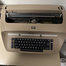 IBM Selectric Electric Typewriter Beige/Tan w/ Black Keyboard