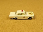 OLD VINTAGE LESNEY MATCHBOX # 55 FORD GALAXIE POLICE CAR