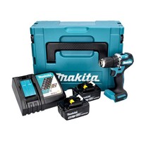 Makita Ddf 487 Rtj Bohrschrauber 18 V 40 Nm Brushless + 2X Akku 5,0 Ah + Lader