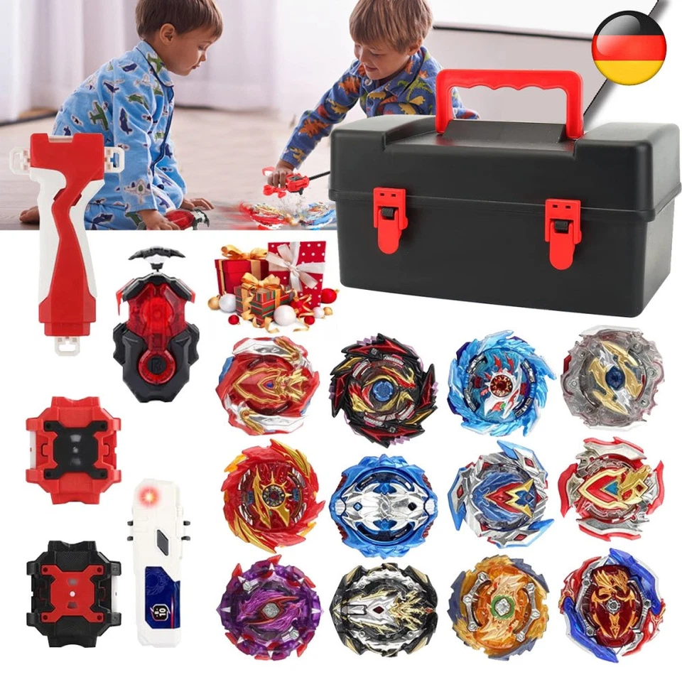 Kinder Spielzeug Kreisel Blade Battle Kampfkreisel Set Kinder 12 Burst Kreisel - Bild 2 von 4