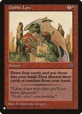 Magic The Gathering MTG GOBLIN LORE Portal Second Age NM Near Mint