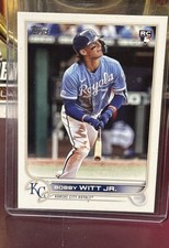 2022 Topps Update Series - Bobby Witt Jr. #US100 Looking Up in Powder Blue...