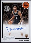 2025-26 Topps NBA Collect Topps 1980-81 RC Dylan Harper Auto DIGITAL